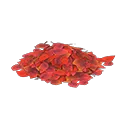 red-leaf pile