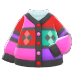 flashy cardigan