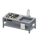 open-frame kitchen
