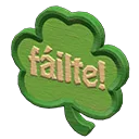 shamrock doorplate