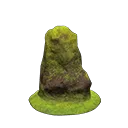 mossy garden rock