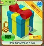 Rare Snowman in a Box