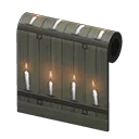 candles wall