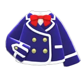 school uniform with ribbon