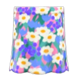 floral skirt