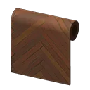 chocolate herringbone wall