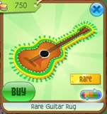 Rare Guitar Rug