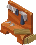 Stone Carved Tool Bench