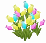 Spring Tulip Cluster