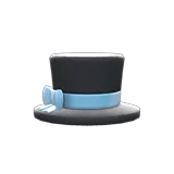 small silk hat