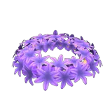 purple hyacinth crown