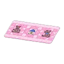 Mom's playful kitchen mat