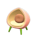 peach chair
