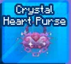 Crystal Heart Purse