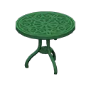 iron garden table