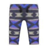 geometric-print pants