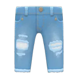 worn-out jeans