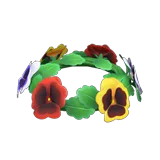 pansy crown