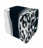 Strapped Gloves Snow Leopard