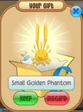 Golden Phantom Statues