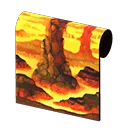 magma-cavern wall