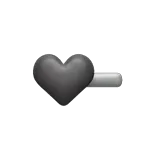 heart hairpin
