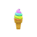 rainbow soft serve