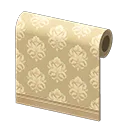 beige art-deco wall