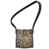 python-print shoulder bag