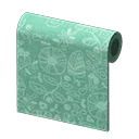 green intricate wall