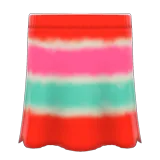 tie-dye skirt
