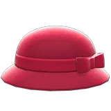 bowler hat with ribbon