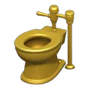golden toilet