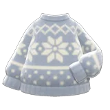 snowy sweater