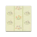 floral rush-mat flooring
