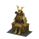 golden samurai suit