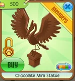 Chocolate Mira Statue
