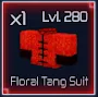 Floral Tang Suit