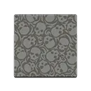 skull-print flooring