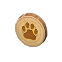 paw-print doorplate