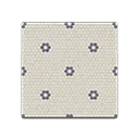 floral mosaic-tile flooring