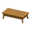 rattan low table