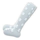 flowery-dot tights