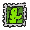 Cactus Field Stamp