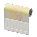 yellow quilt wall
