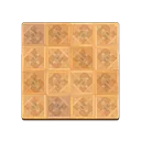 light wood-pattern flooring