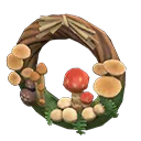 mushroom wreath