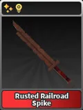 Rusted Railroad Spike