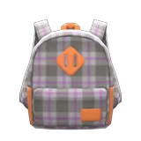 checkered backpack
