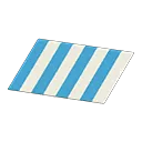 blue stripes rug